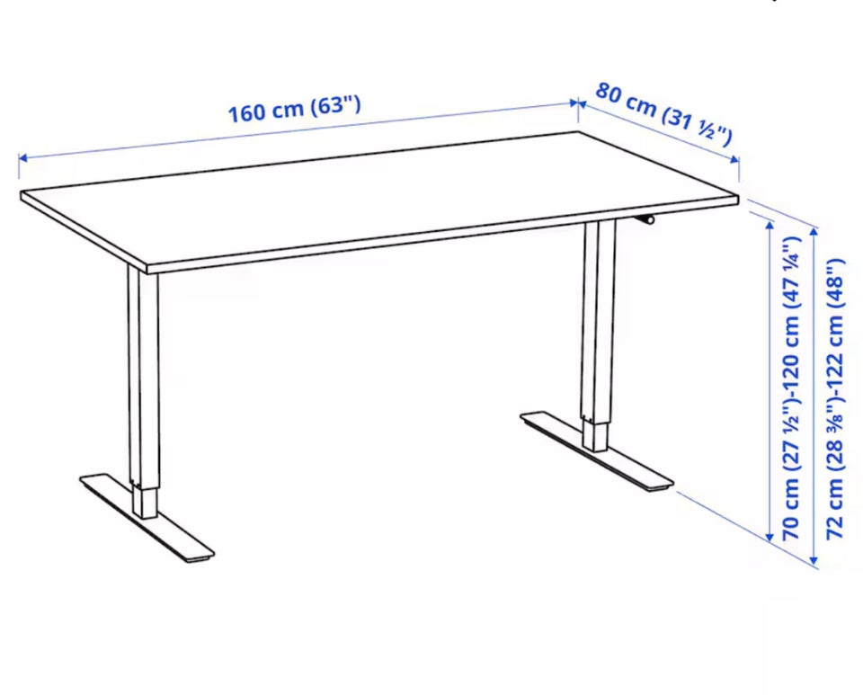 Skrivebord, Ikea