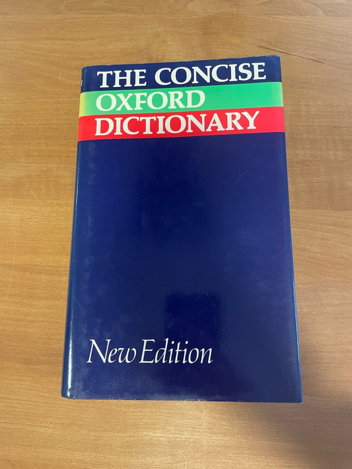 The concise Oxford dictionary,