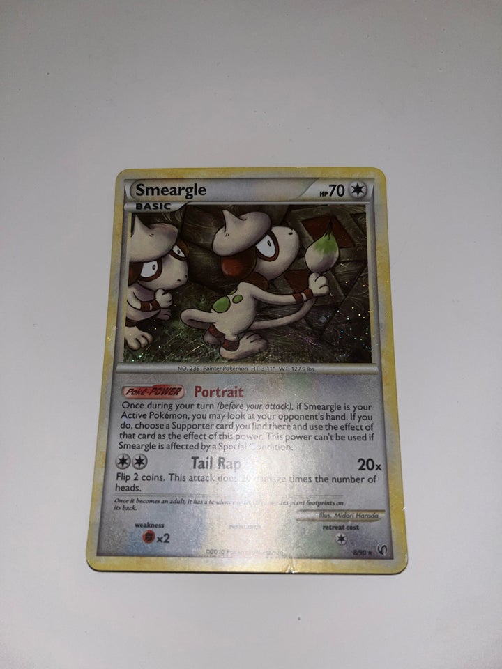 Samlekort, Smeargle - 8/90 -