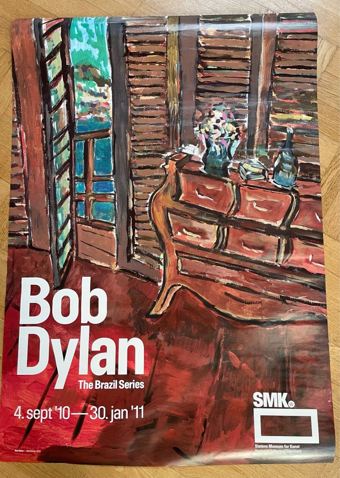 Udstillingsplakat, Bob Dylan,