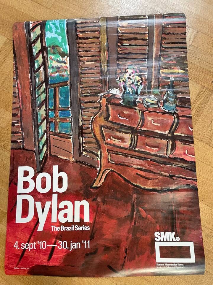 Udstillingsplakat, Bob Dylan,