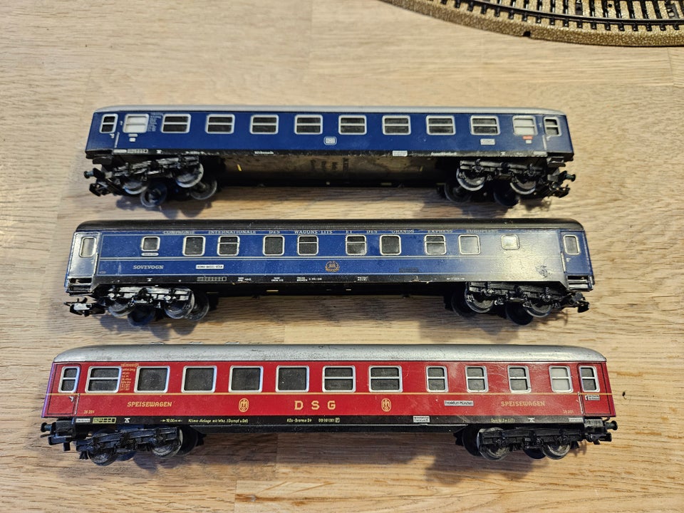 Modeltog, Märklin Passagervogne,