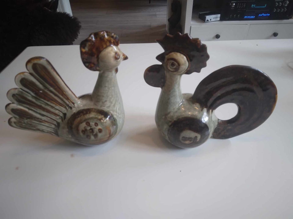 Keramik Høne og hane Søholm