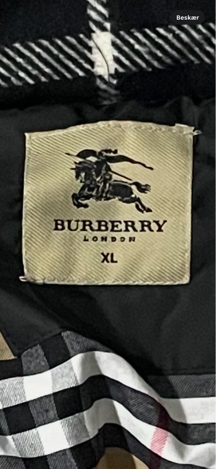 Jakke, str. XL, Burberry