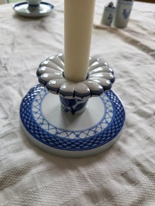Porcelæn Lysestage Tranquebar