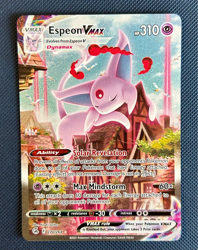 Samlekort, Espeon Vmax alt art fra