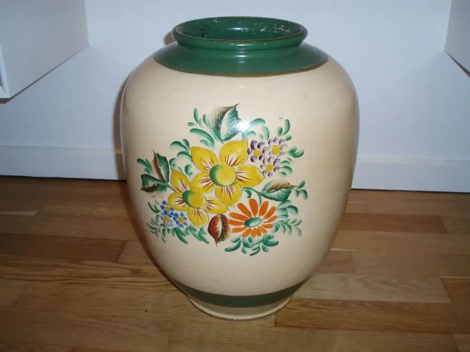 Keramik Stor Ældre Vase fra ca