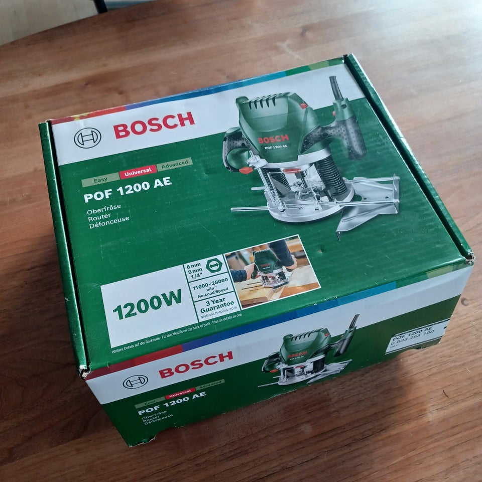 Overfræser, Bosch pof 1200 ae