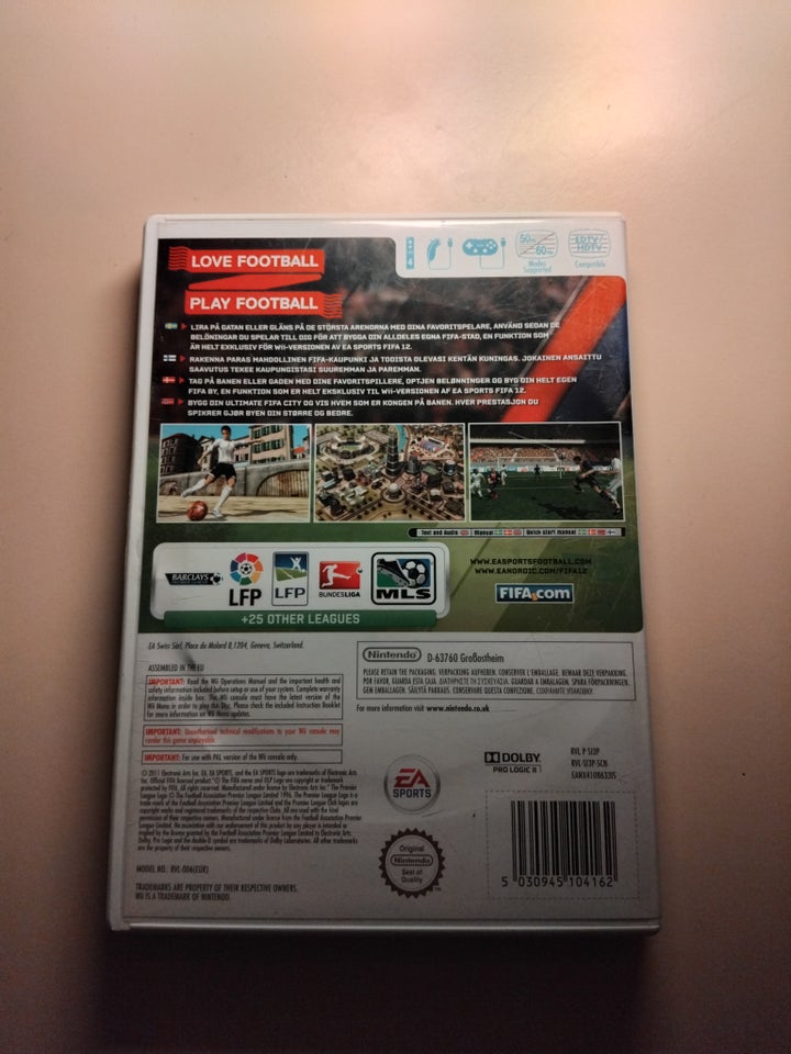 Fifa 12, Nintendo Wii