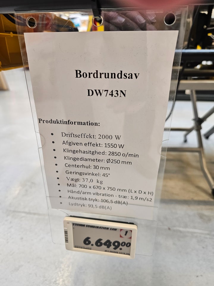 Bordrundsav DeWALT