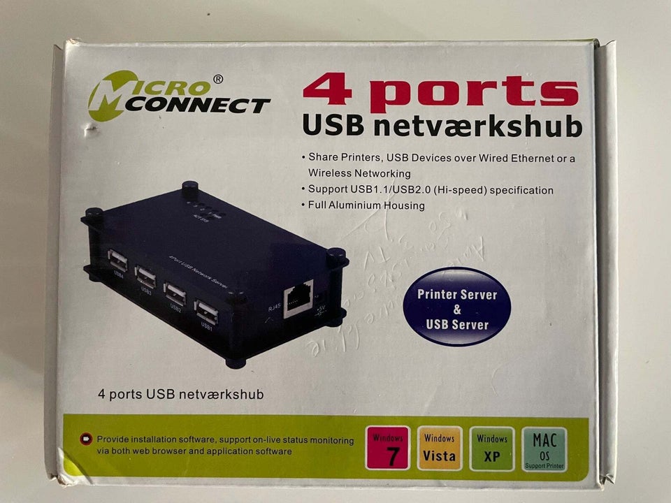 USB, 4 PORT USB NETWORK HUB, Perfekt