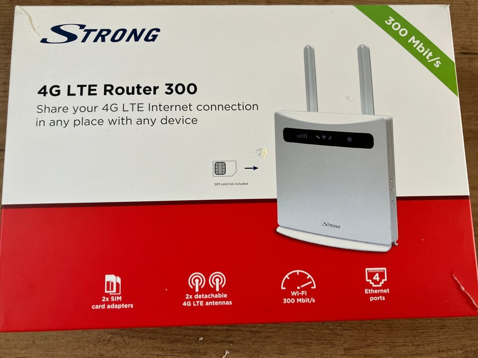 Router, wireless, STRONG 300 4G