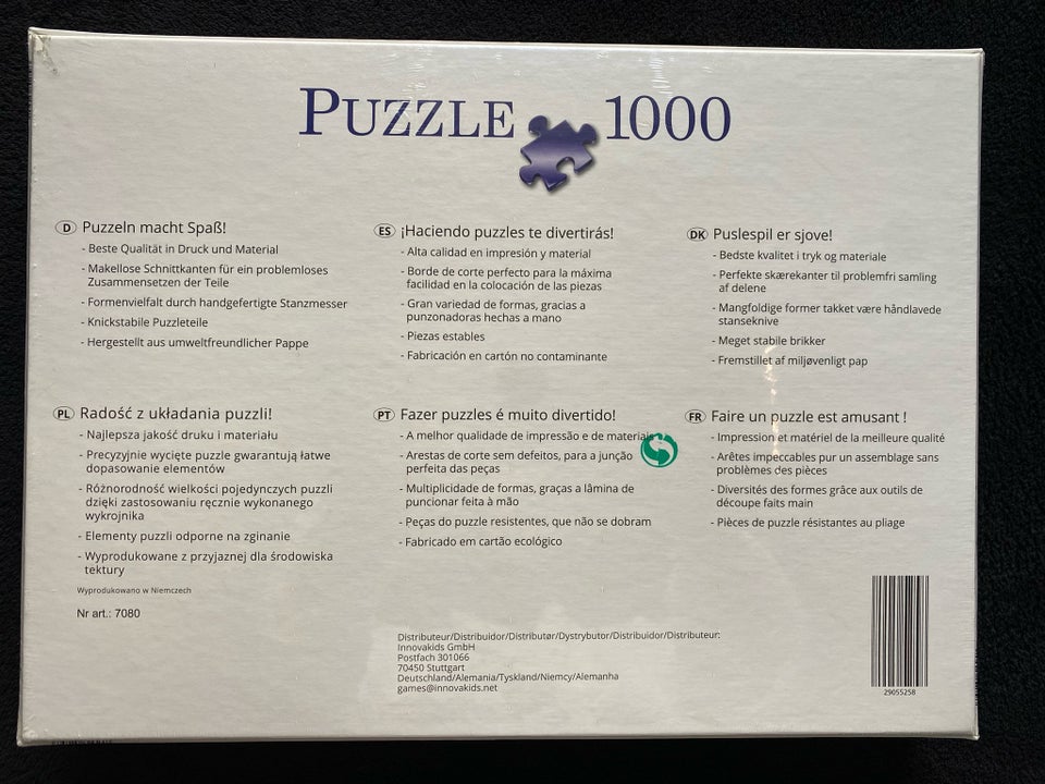 PUZZLE 1000, Motiv Paris - 1000