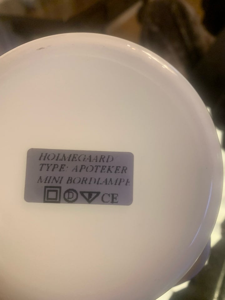 Anden bordlampe, Holmegaard