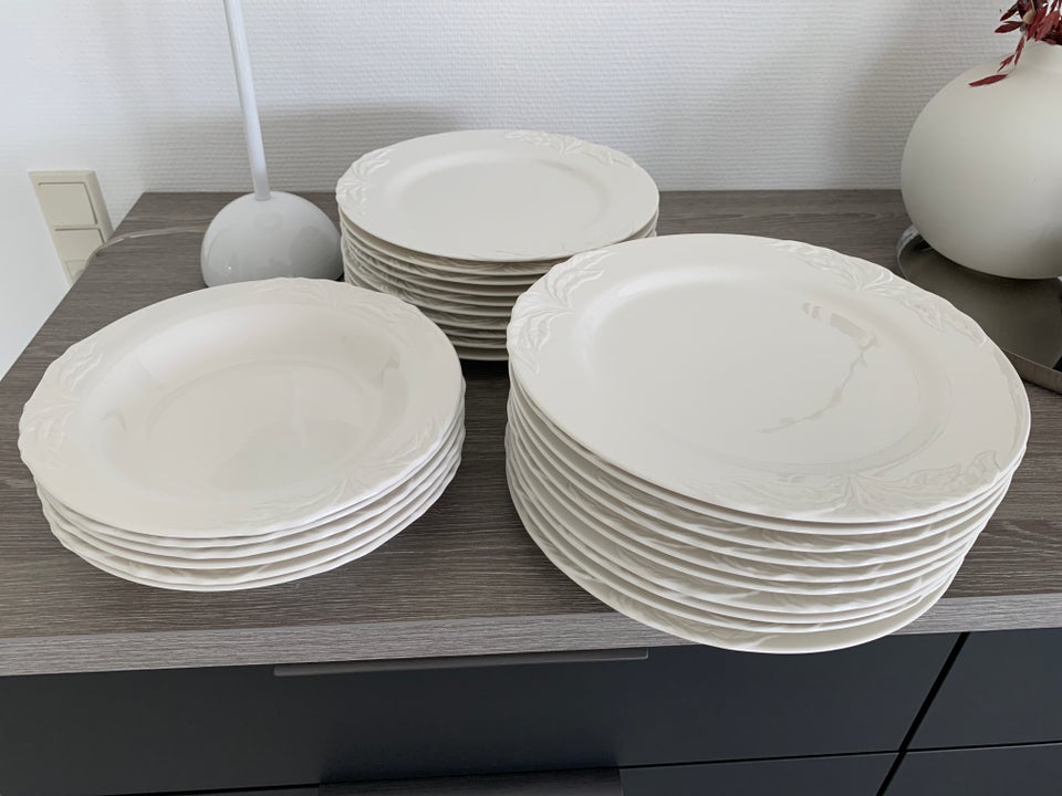 Porcelæn Tallerkener