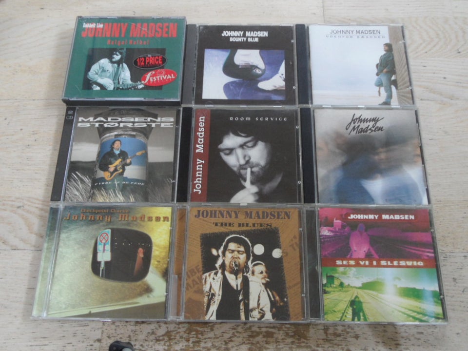 JOHNNY MADSEN: 9 CD MED JOHNNY