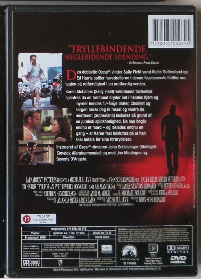 Eye for an eye, DVD, thriller