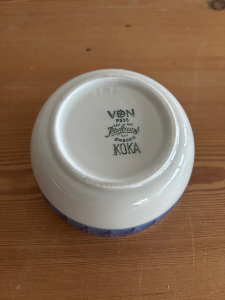 Porcelæn, Skål, KOKA