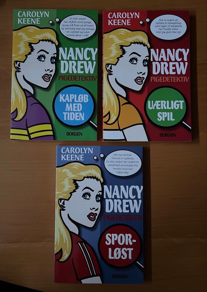 Nancy Drew, Carolyn Keene, genre: