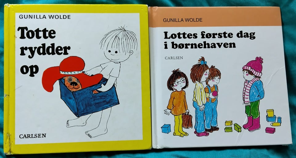 3 stk. Totte og Lotte Bøger, Gunilla