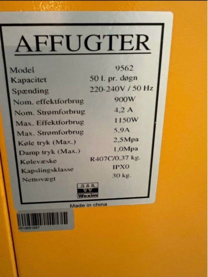 Affugter, Wexim