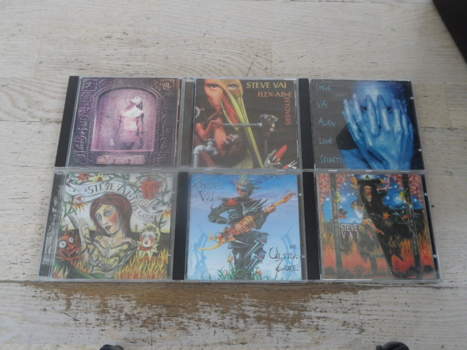 Steve Vai: 7 CD MED STEVE VAI rock