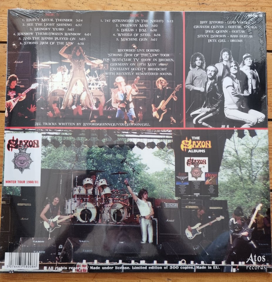 LP Saxon Live