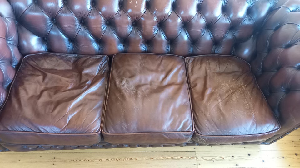 Sofa læder 3 pers