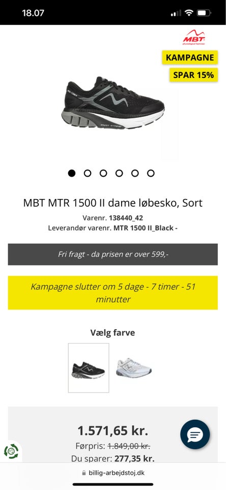 Løbesko, Sko, MBT