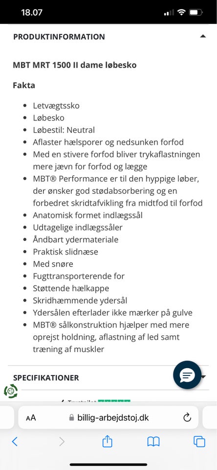 Løbesko, Sko, MBT