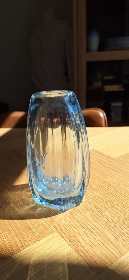 Vase Vase i tykt glas