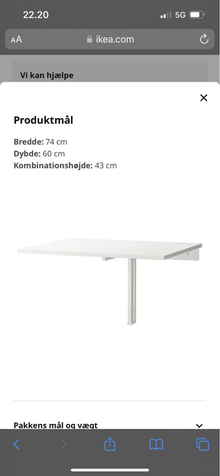 Skrivebord, Ikea