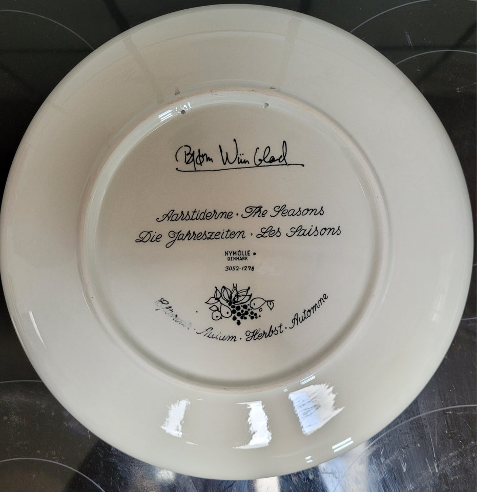 Årstiderne platter, Bjørn