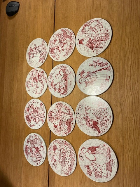 Porcelæn, Bjørn Wiinblad platter,