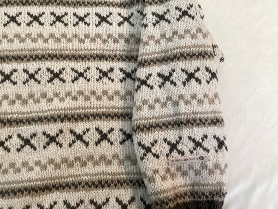 Sweater, Hjemmestrikket, str. XL