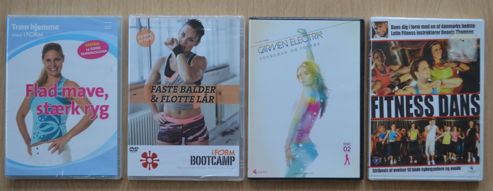 Fitness mm. Nye uåbnet, DVD, andet