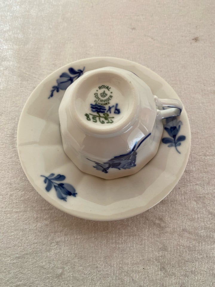 Porcelæn Blå blomst kaffekopper