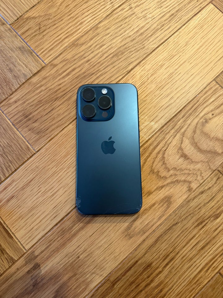 iPhone 15 Pro, 128 GB, blå