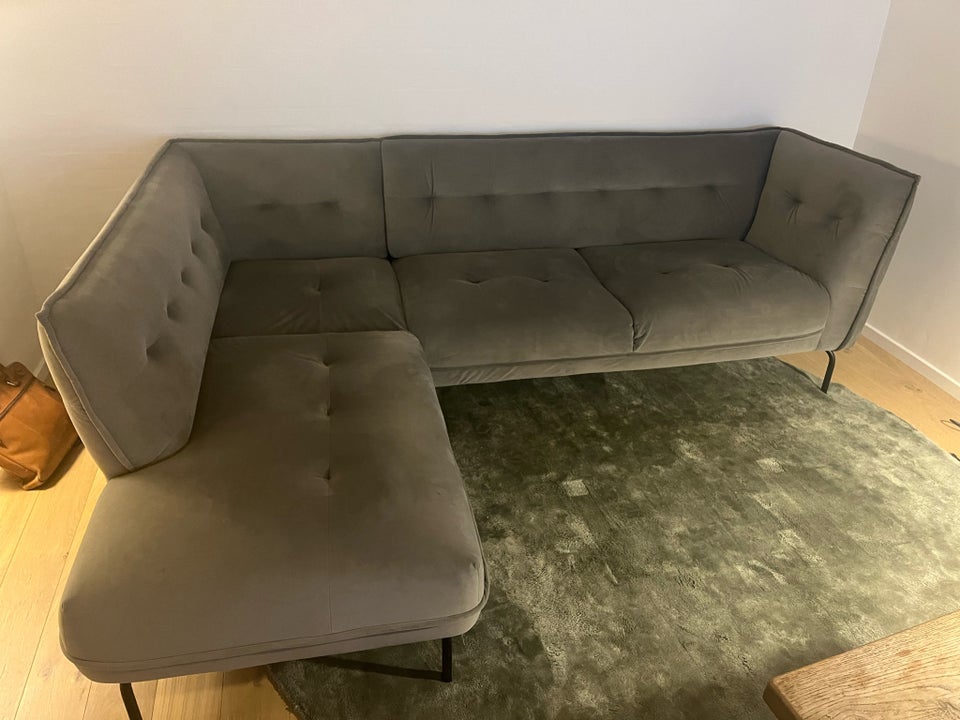 Sofa, velour, 3 pers.