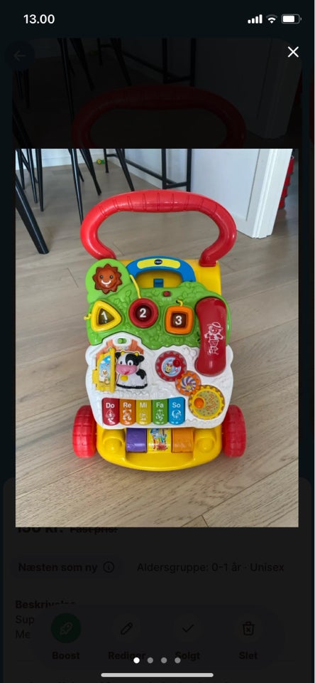 Vtech Gåvogn med lyde og lys, Vtech,