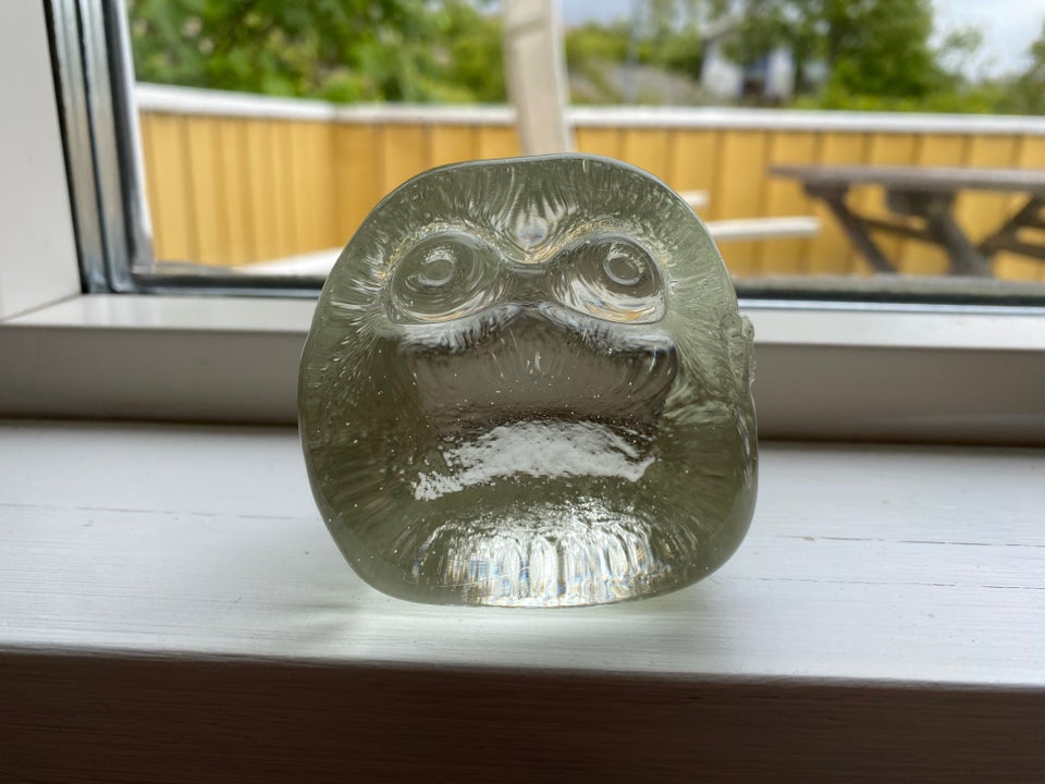 Glasfigur ugle svensk