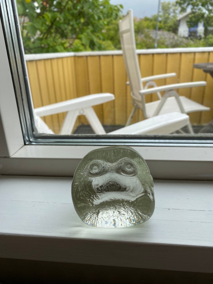 Glasfigur ugle svensk