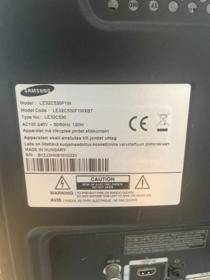 LED, Samsung, LE32C530F1W