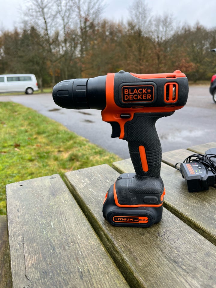 Boremaskine, Black + Decker 10.8V