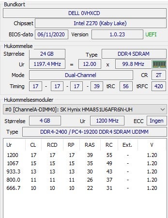 Dell, XPS 8920, i7-7700 Ghz