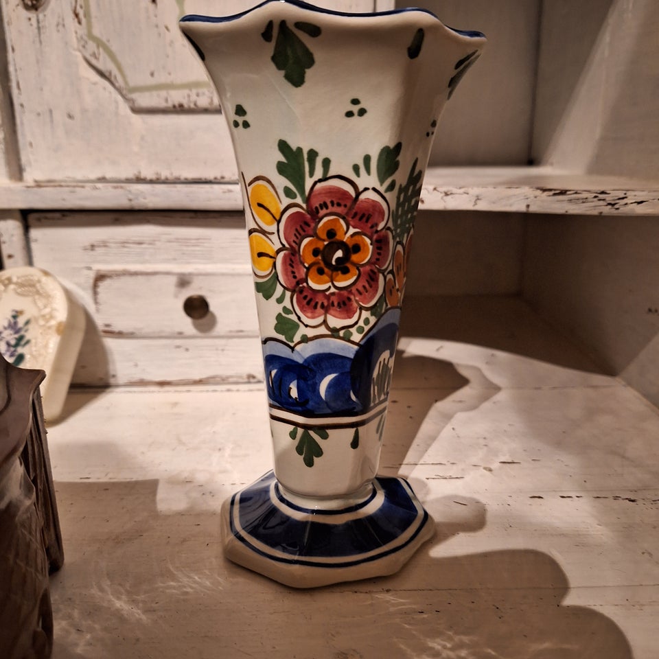 Porcelæn Vase Delfts