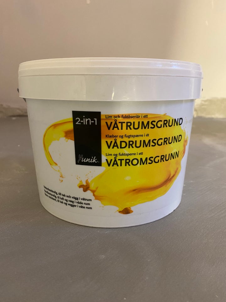 Vådrumsgrunder 2 i 1 Yunik 3 liter