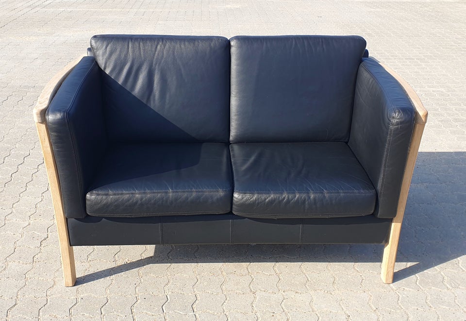 Sofa læder 2 pers