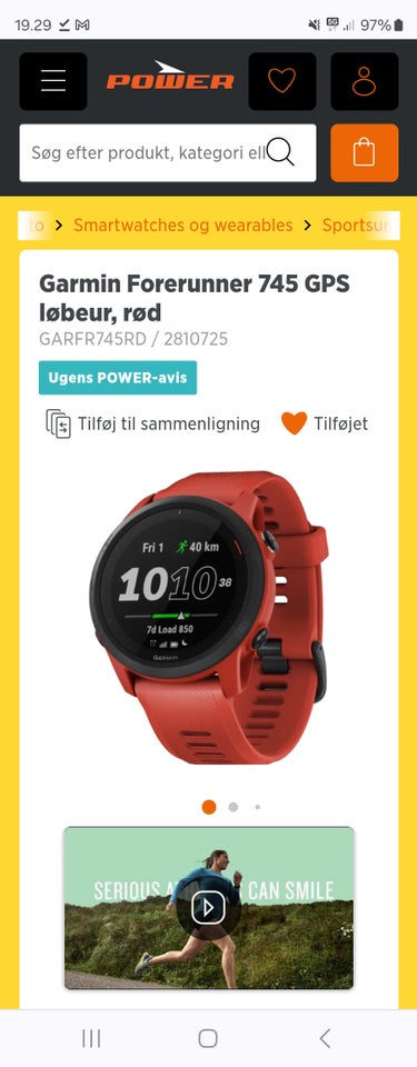 Ur Garmin Forerunner 745