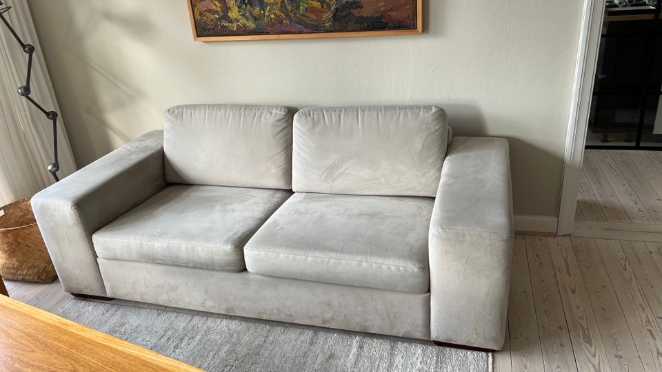 Sofa, alcantara, 3 pers.